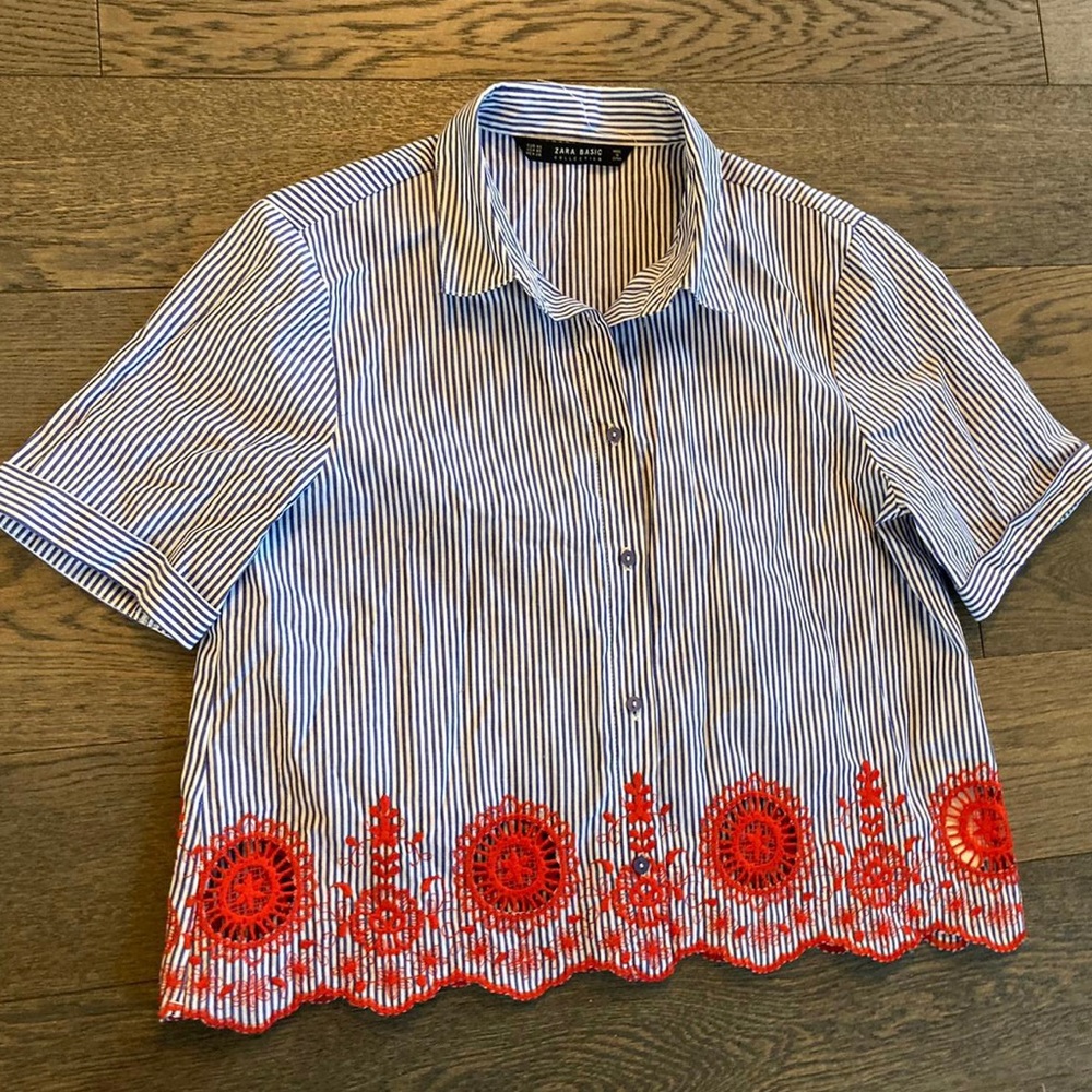Zara crochet top